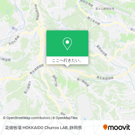 花畑牧場 HOKKAIDO Churros LAB地図