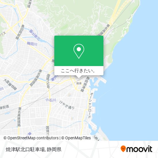 焼津駅北口駐車場地図