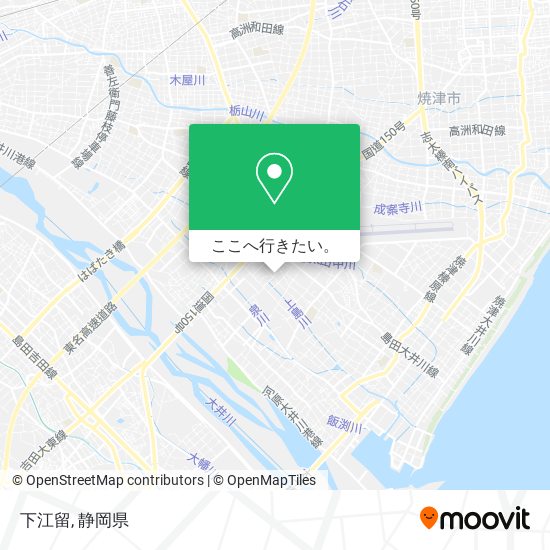 下江留地図