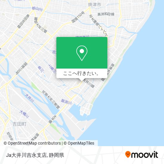 Ja大井川吉永支店地図