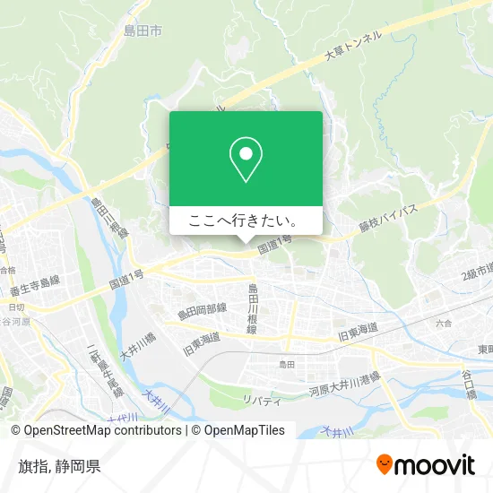 旗指地図