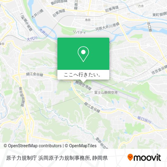 原子力規制庁 浜岡原子力規制事務所地図