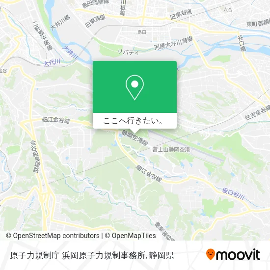 原子力規制庁 浜岡原子力規制事務所地図