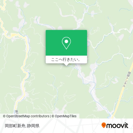 岡部町新舟地図