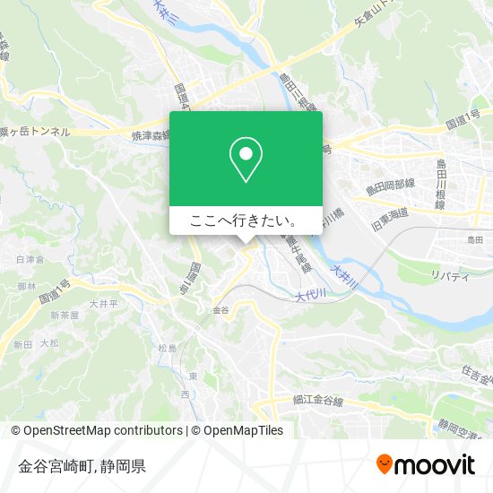 金谷宮崎町地図