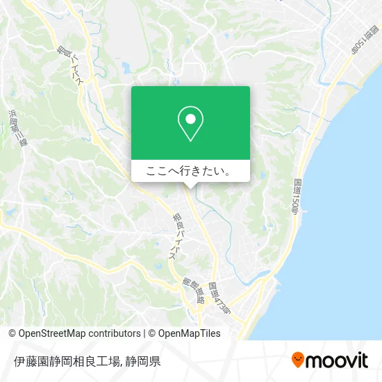伊藤園静岡相良工場地図