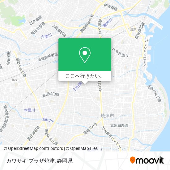 カワサキ プラザ焼津地図