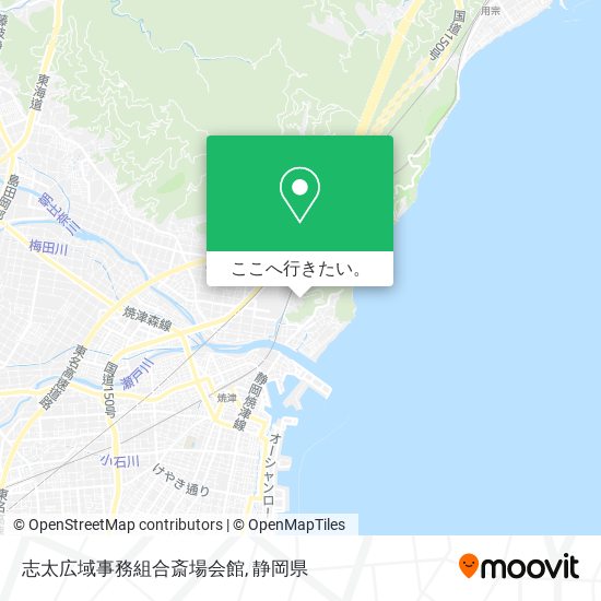 志太広域事務組合斎場会館地図