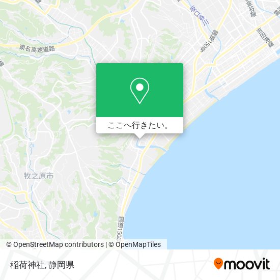 稲荷神社地図
