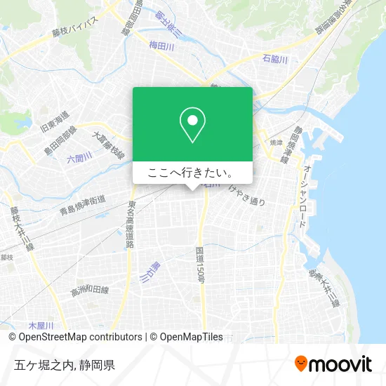 五ケ堀之内地図