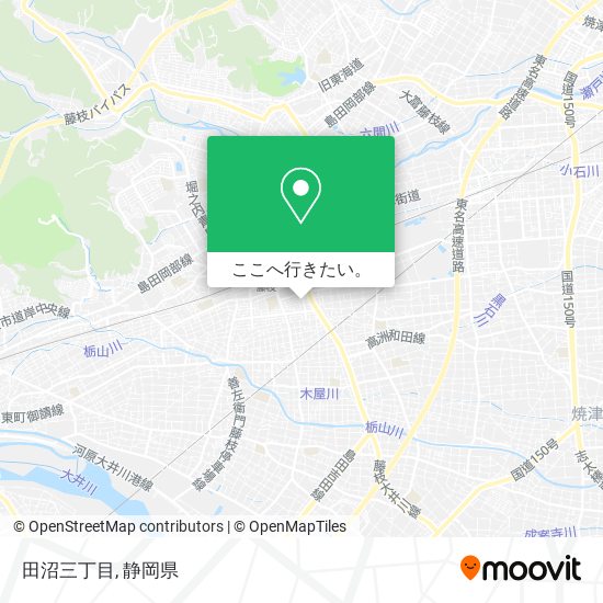 田沼三丁目地図