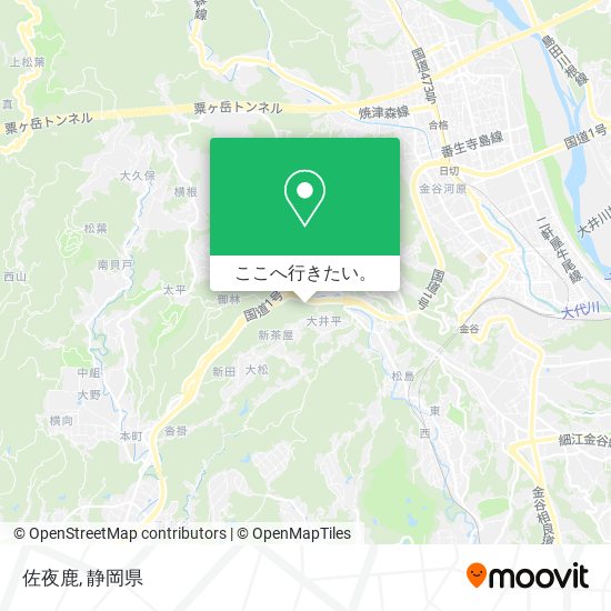 佐夜鹿地図