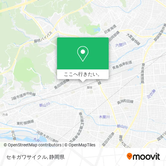 セキガワサイクル地図