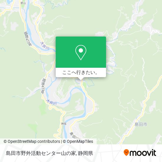 島田市野外活動センター山の家地図