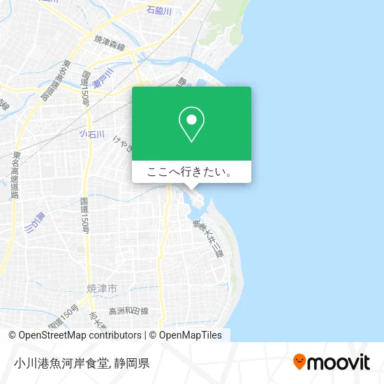 小川港魚河岸食堂地図