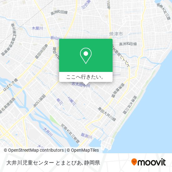 大井川児童センター とまとぴあ地図