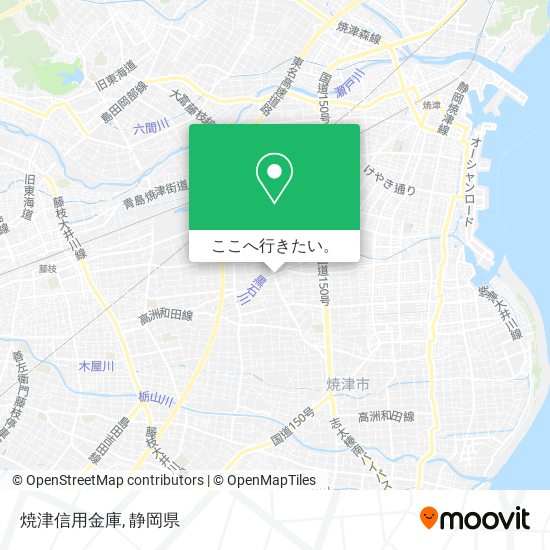 焼津信用金庫地図
