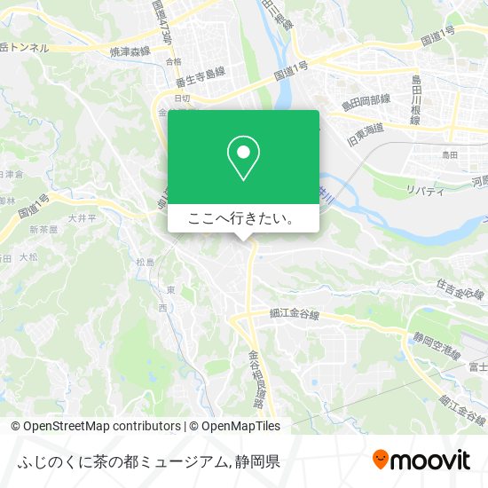 ふじのくに茶の都ミュージアム地図