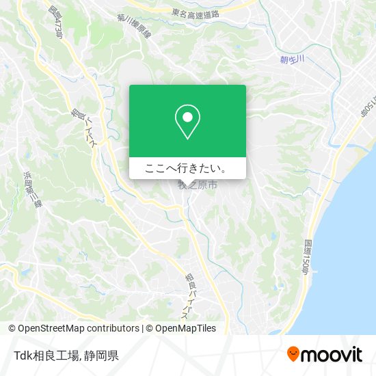Tdk相良工場地図