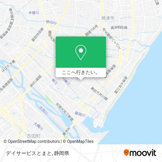デイサービスとまと地図