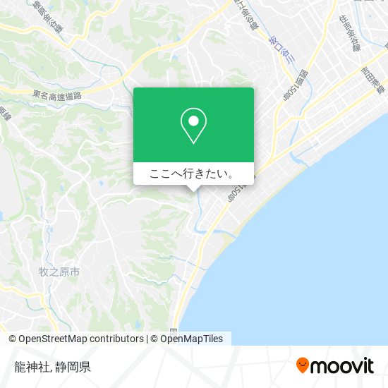 龍神社地図