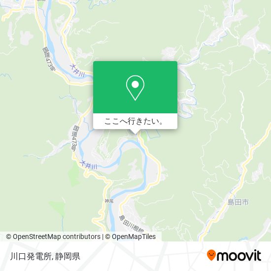 川口発電所地図