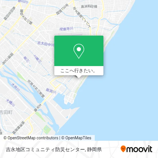 吉永地区コミュニティ防災センター地図