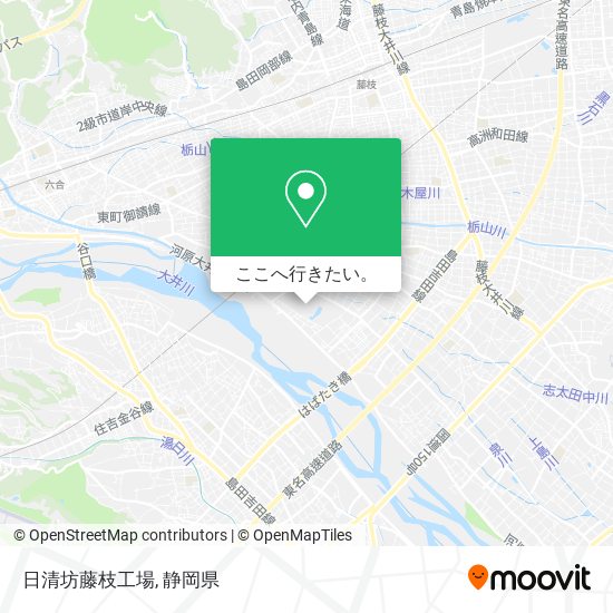 日清坊藤枝工場地図