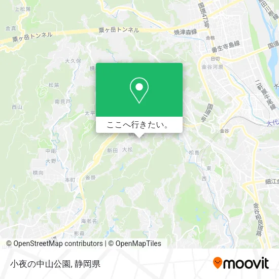 小夜の中山公園地図