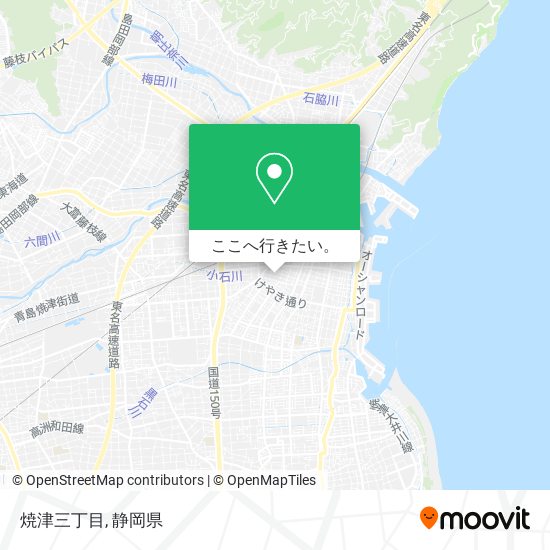 焼津三丁目地図