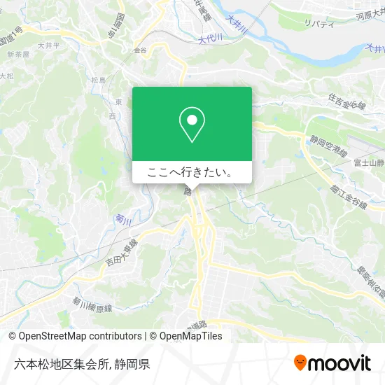 六本松地区集会所地図
