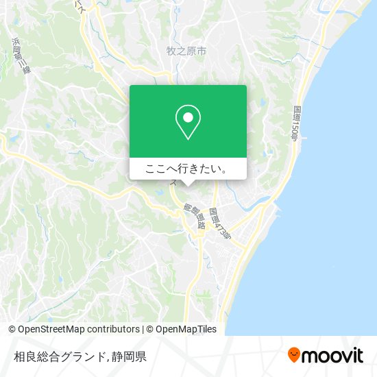 相良総合グランド地図