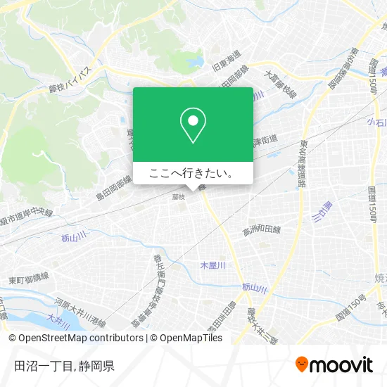 田沼一丁目地図