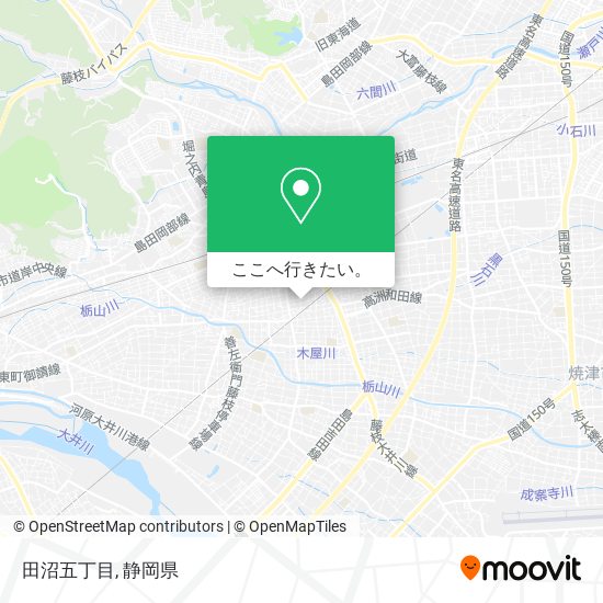 田沼五丁目地図