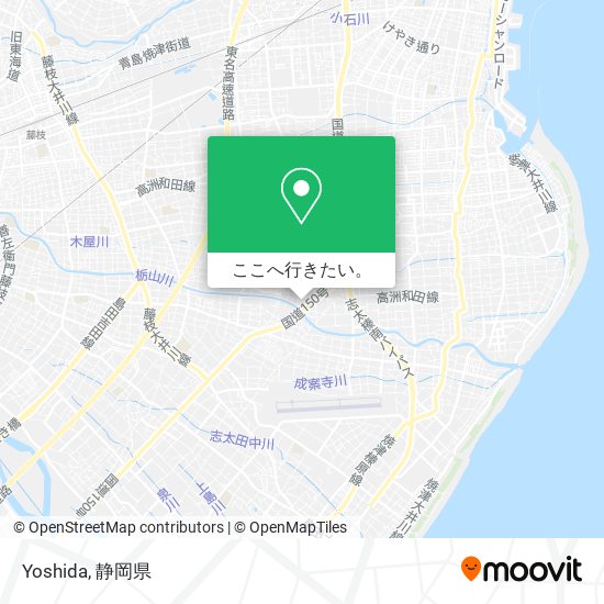 Yoshida地図
