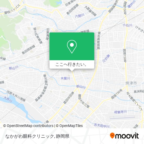 なかがわ眼科クリニック地図