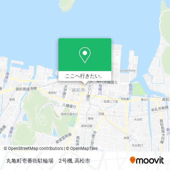 丸亀町壱番街駐輪場　2号機地図