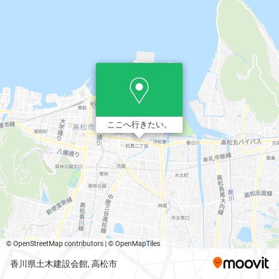 香川県土木建設会館地図