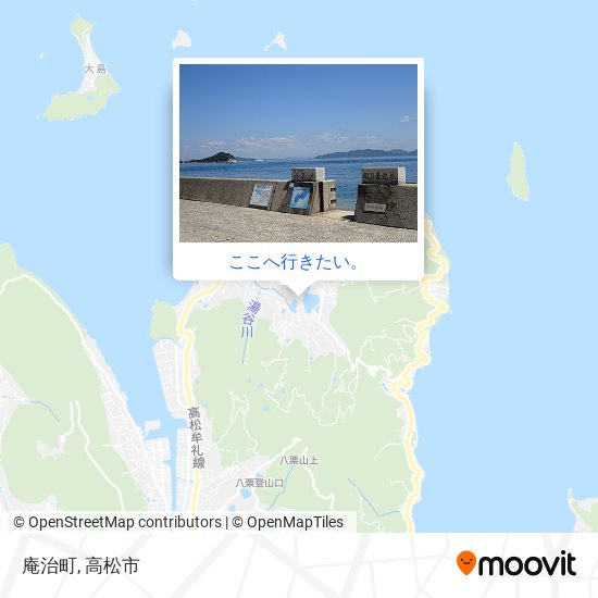 庵治町地図