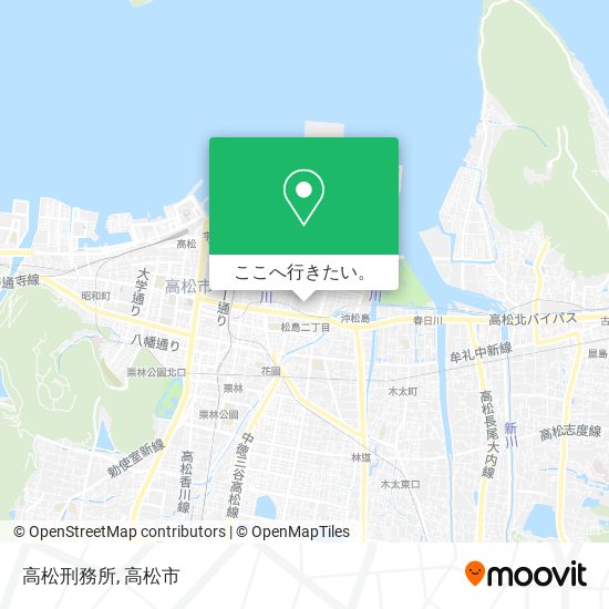 高松刑務所地図