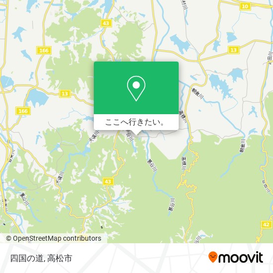 四国の道地図