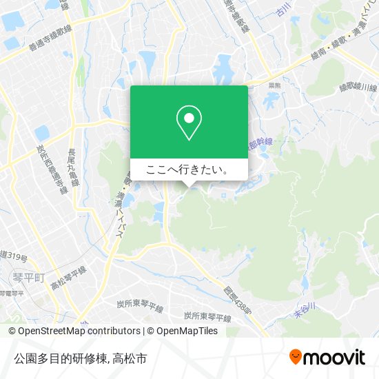 公園多目的研修棟地図