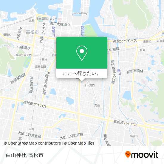 白山神社地図