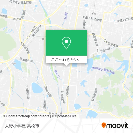 大野小学校地図