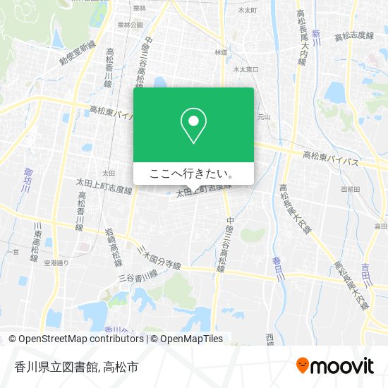 香川県立図書館地図