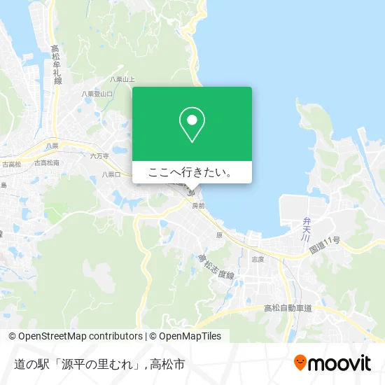 道の駅「源平の里むれ」地図