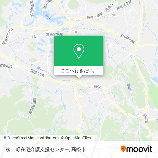 綾上町在宅介護支援センター地図