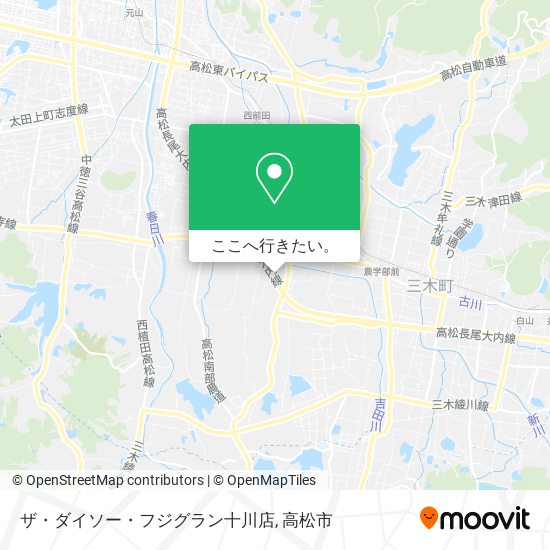 ザ・ダイソー・フジグラン十川店地図