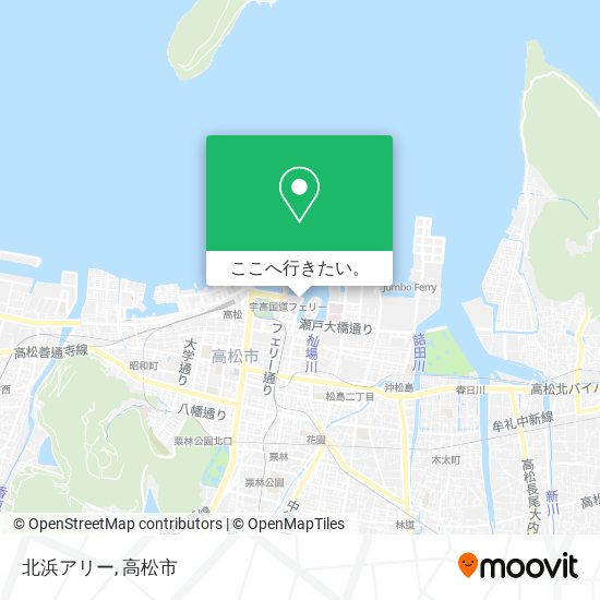 北浜アリー地図