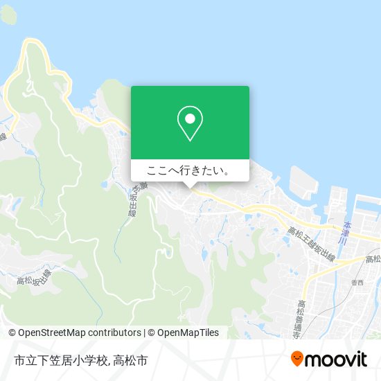 市立下笠居小学校地図